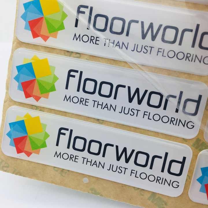 定制3d圆顶标志标签透明滴胶贴纸太阳镜LOGO标签