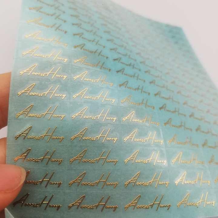 自定义电铸3D标签贴纸金属镍贴纸带有转印贴纸的标签徽标