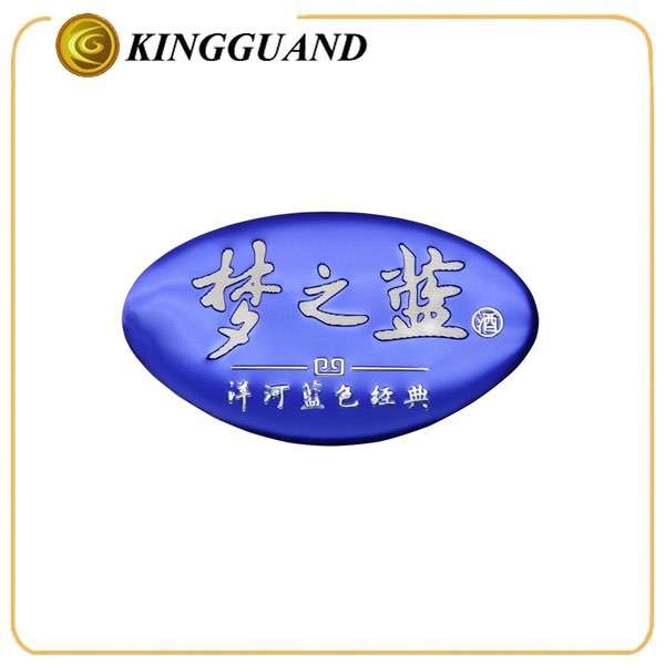 工厂批发防水独特设计个性化定制酒标